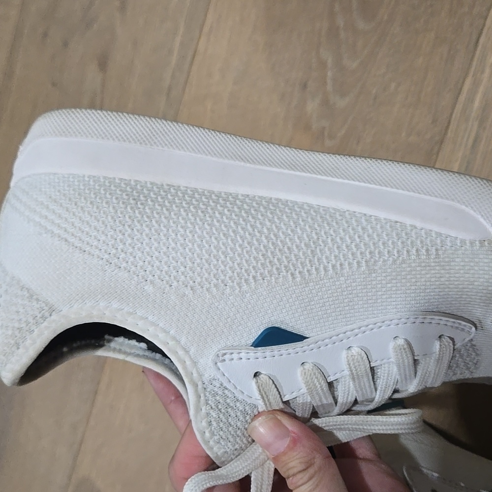 Vessi Women's 9 Weekend Marble White Sneakers - Picture 6 of 7